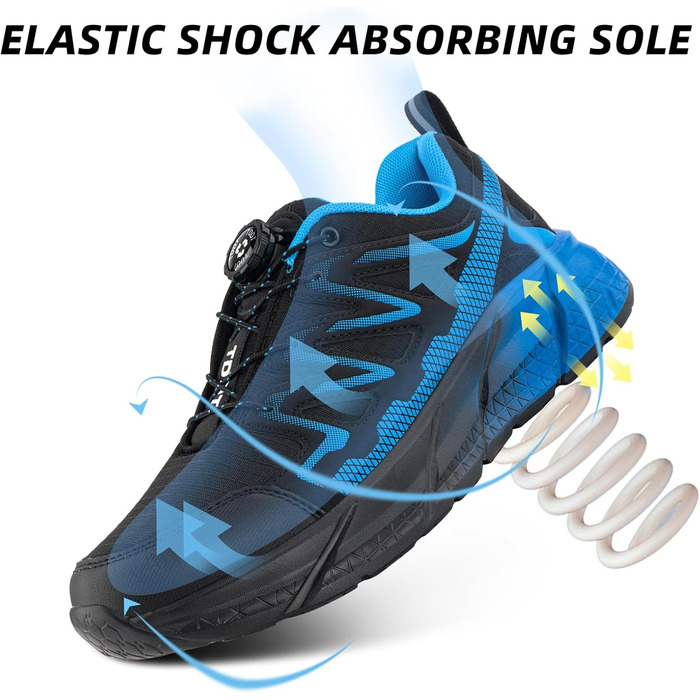 Кросівки для чоловіків та жінок, спортивні, для бігу по пересіченій місцевості, трекінгові, чорні, розмір EU 37-47 (J1 Синій, 46 EU)