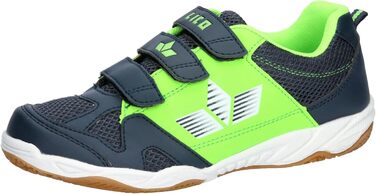 Дитячі спортивні зала-тенісні кросівки Lico для залу, 36 EU, Marine Lemon