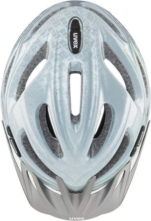 Жіночий велосипедний шолом Uvex Onyx, 52-57 см, бірюзовий