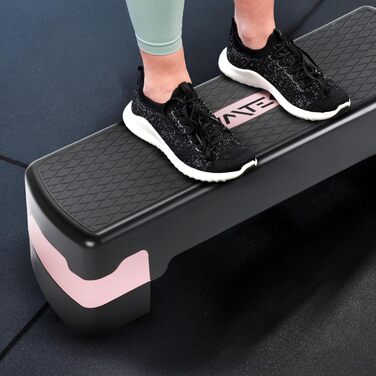 Queenfit Step платформа для аеробіки - регульована фітнес-платформа для дому, 2-рівнева