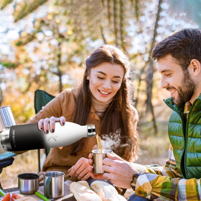 Термос KollyKolla з нержавіючої сталі 500мл/750мл/1л, термокружка, пляшка для води, спортивна, для дітей, без BPA, для школи, фітнесу, кемпінгу
