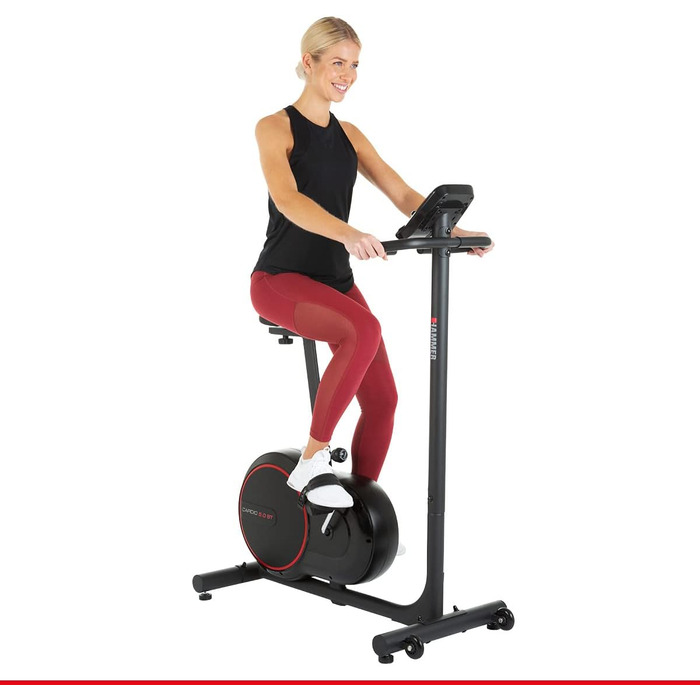 Велотренажер HAMMER Cardio 5.0 з низькою рамою, Bluetooth, 12 програм, сумісний з Kinomap, iConsole+, BitGym, керування через додаток для смартфона/планшета