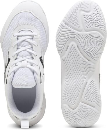 Дитячі кросівки PUMA Varion Li Jr для залу (38 EU, білий/чорний)