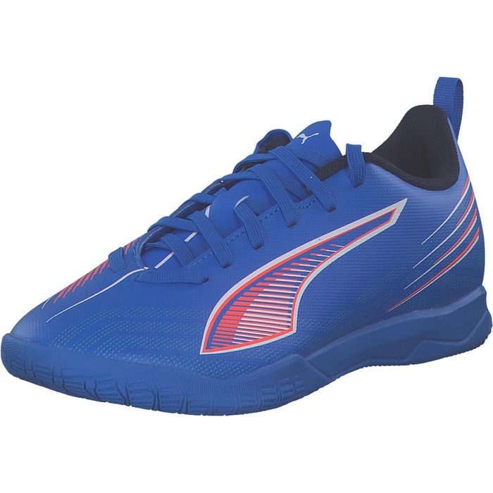 Дитячі футбольні бутси PUMA Ultra 6 Play It Jr (35 EU, Ultra Blau Puma Weiß Leuchtend Rot)