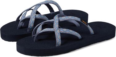 Жіночі шльопанці Teva Olowahu (38 EU, Kaleidoscope Blissful Blue)