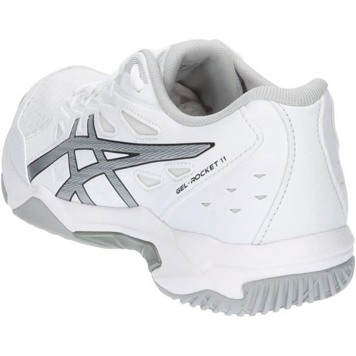 Кросівки жіночі ASICS Gel-Rocket 11, білий/сріблястий, 39.5 EU