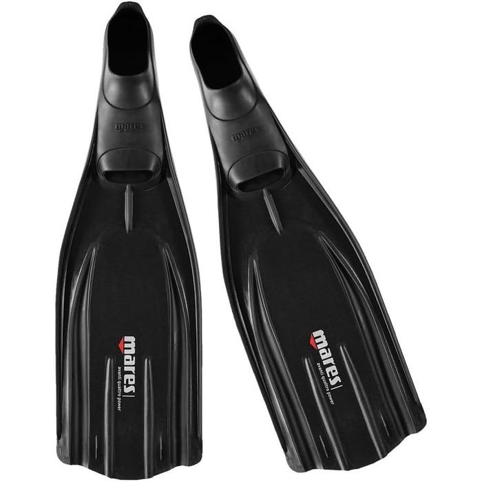 Ласти Mares Avanti Quattro Power для плавання, закритий носок, чорні, розмір 40/41