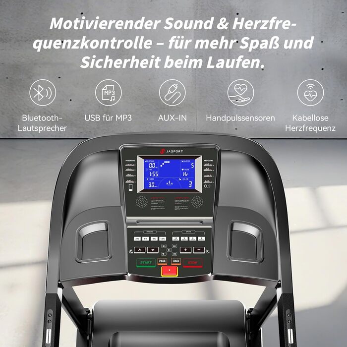 Бігова доріжка L3 для дому, складаний, з тихою амортизацією, Bluetooth, сумісний з Kinomap та Zwift, потужність 4PS, швидкість до 20 км/год, кут нахилу 18%, розмір бігового полотна 1340x480 мм, вантажопідйомність до 120 кг