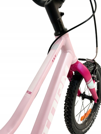 Дитячий велосипед STORM SKY SUPER LIGHT 16 дюймів, ультралегкий (6,1 кг), рожевий
