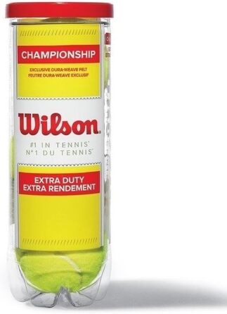 Тенісні м'ячі Wilson Championship Extra Duty XD, жовті, 8 шт. (2 банки по 4 м'ячі)