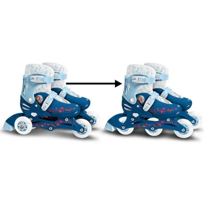 Ролики TRISKATES 2-в-1 FROZEN 2, блакитні, регульовані