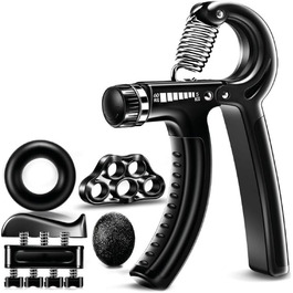 MAC FIT Handtrainer з регулюванням ваги 5-60 кг – для зміцнення рук, пальців, передпліччя. Підходить для реабілітації, альпінізму, силових тренувань, зняття стресу