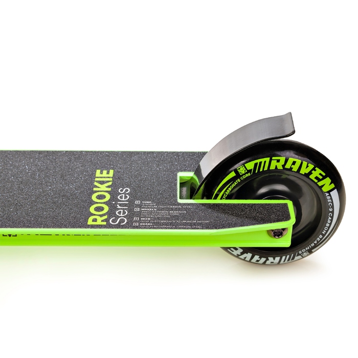 Трюковий самокат RAVEN Evolution Rookie Lime 100мм
