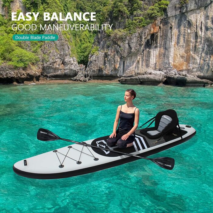 SUP дошка Tigerxbang надувна з повним комплектом аксесуарів для Stand Up Paddling