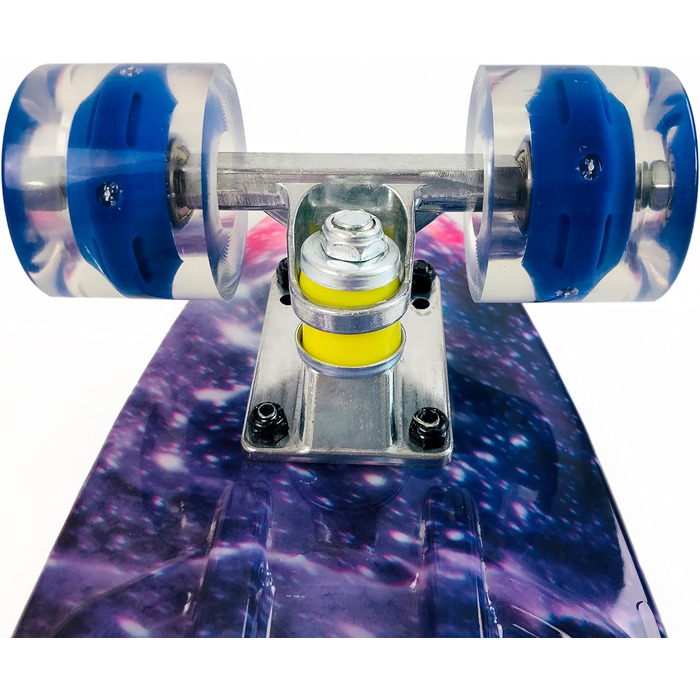 Скейтборд Sumeber Mini Cruiser 22 дюйми з LED колесами для дорослих і дітей, для початківців, подарунок на день народження