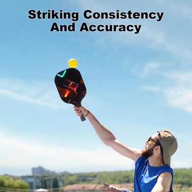 Набір для піклболу CISSIYOG: 4 ракетки, м'ячики, сумка, фібергласова поверхня, для початківців (внутрішні/зовнішні м'ячики)