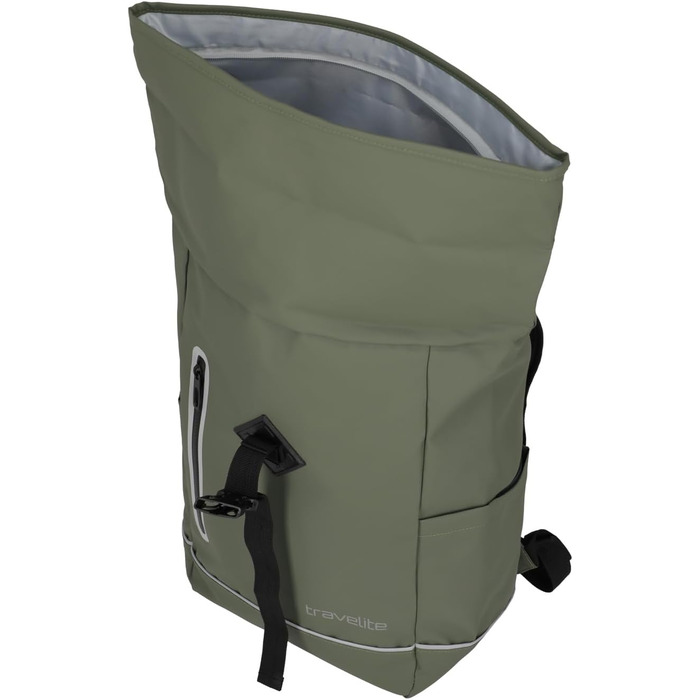 Водонепроникний рюкзак Travelite Rolltop для велосипеда та повсякденного використання, 19 л, з відбивачами, 48 см