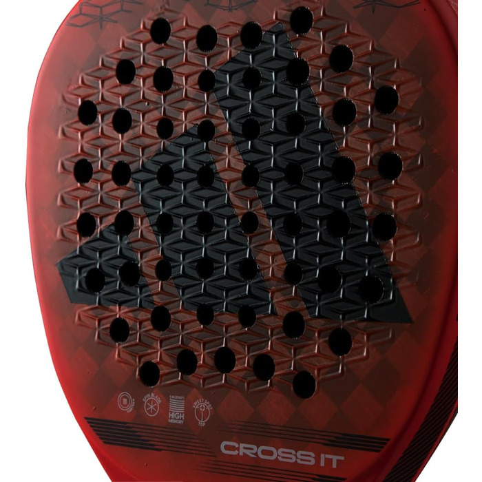 Ракетка для паделу adidas Cross It червона, без струн