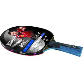 Настільна ракетка Butterfly Timo Boll Black, професійна, ITTF, анатомічна ручка, накладка Wakaba