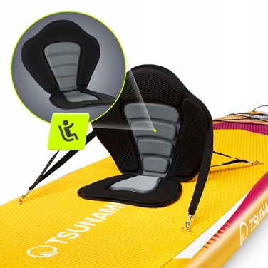 Надувна SUP-дошка Tsunami 350 см, багатоколірна, ПВХ, з веслом та рюкзаком