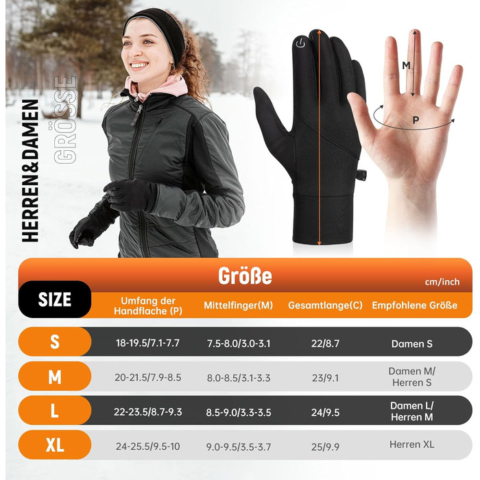 Терморукавички чоловічі та жіночі: для їзди на велосипеді, спорту, бігу, катання на лижах, піших прогулянок, мотоцикла. Чорний колір, модель ST-02