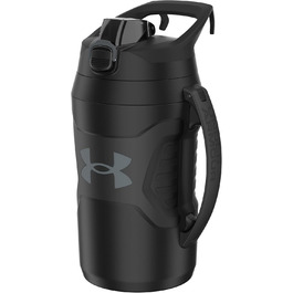 Пляшка для води Under Armour Playmaker Sport, 1,8 л, чорна, термоізольована, із ручкою, не протікає