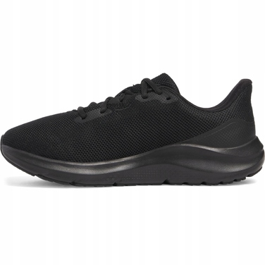 Чоловічі кросівки для бігу Under Armour UA Charged Pursuit 4, чорні, розмір 44