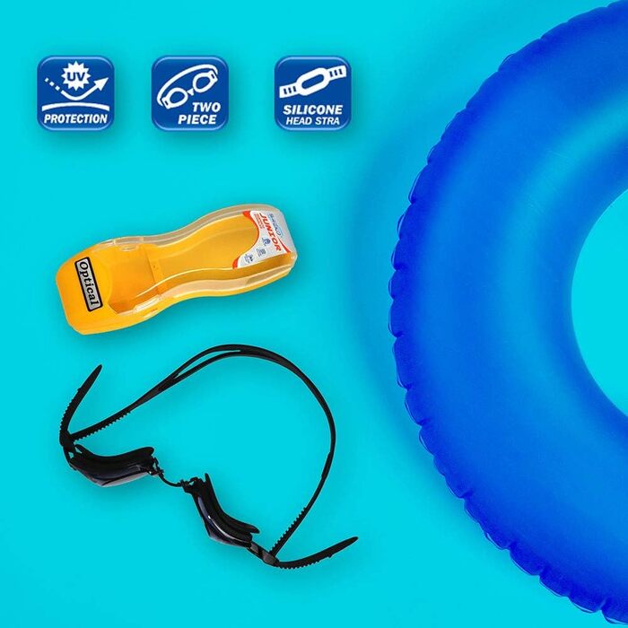 Дитячі оптичні плавальні окуляри SPORTS WORLD VISION з діоптріями, захист від УФ, для дітей 8–14 років, -3.00 діоптрії, преміум якість