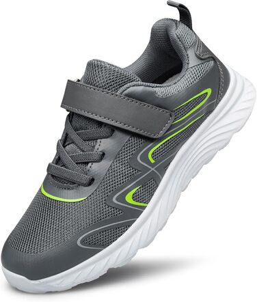 Дитячі кросівки Raoendis для хлопчиків та дівчаток: зручні, дихаючі, легкі спортивні тари для занять спортом та активного відпочинку (26 EU, темно-сірий)