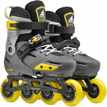 Ролики Rollerblade Apex Charcoal Yellow, розмір 33-36,5