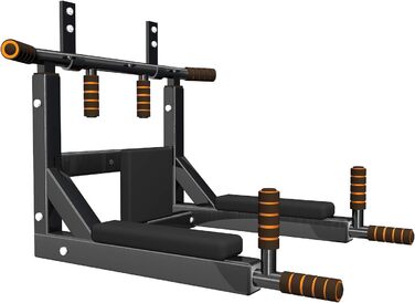 MAXSTRENGTH настінний турнік для підтягувань, фітнесу, домашніх тренувань, спортзалу, з гачками для TRX, міцне кріплення