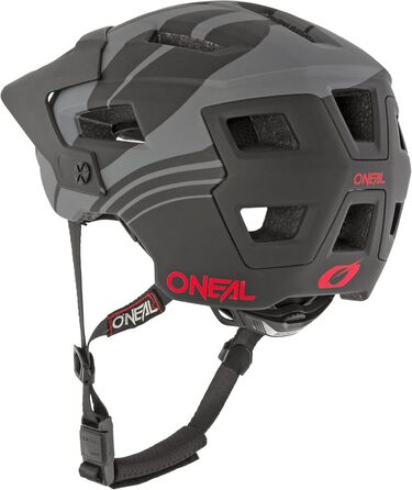 Шолом для гірського велосипеда O'NEAL Defender Nova, ендуро, чорний/сірий, L/XL, міцний ABS, вентиляція, знімні підкладки, для дорослих