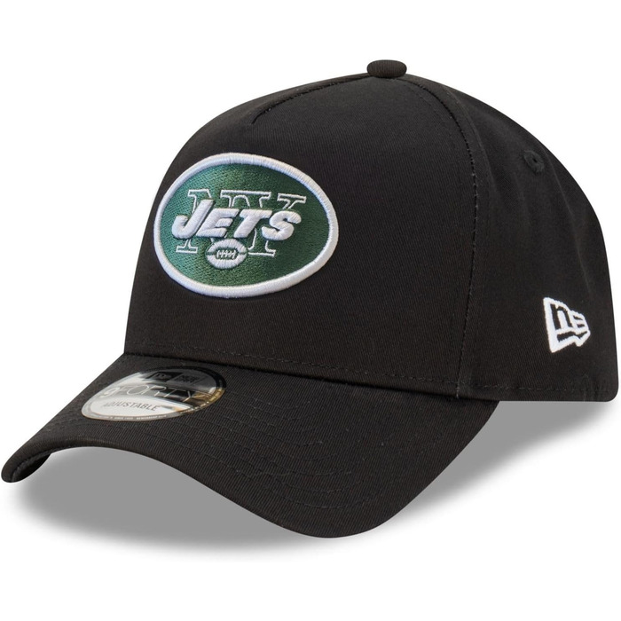 Кепка New Era NFL New York Jets 9Forty A-Frame, чорна, універсальний розмір