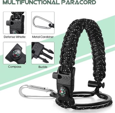 HydroPal Фляга з нержавіючої сталі - 750мл/1л/1.2л/1.9л, без BPA, для газованої води, ізольована з трубочкою та 2 кришками (білий/чорний, 1900мл)