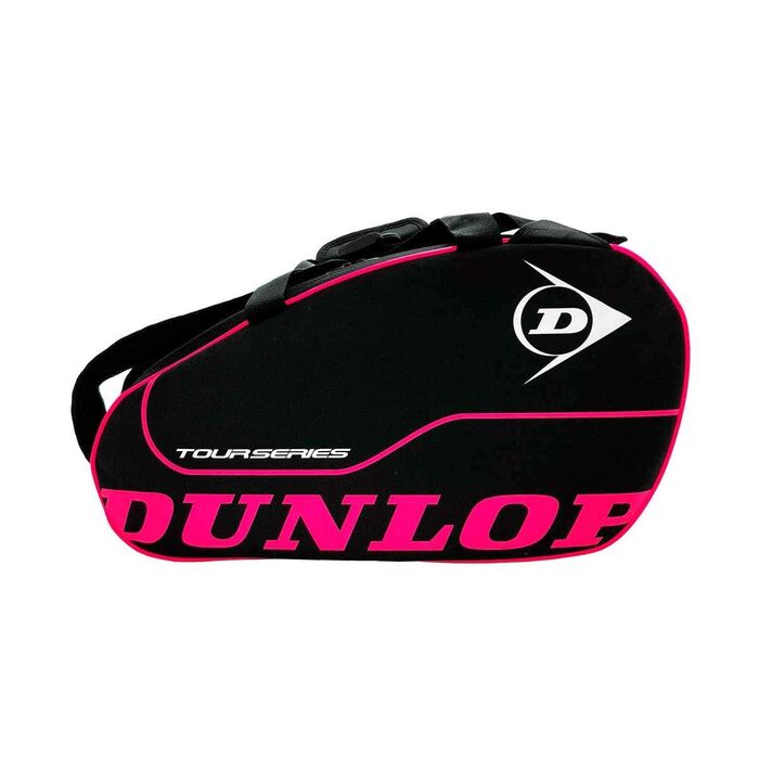 Сумка для падел Dunlop Tour Intro Ltd чорно-рожева - професійна, містка