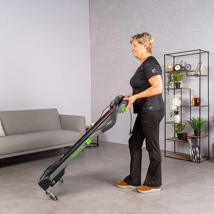 Бігова доріжка Tunturi Cardio Fit T5 для дому, складана, 10 км/год, LCD, Walking Pad