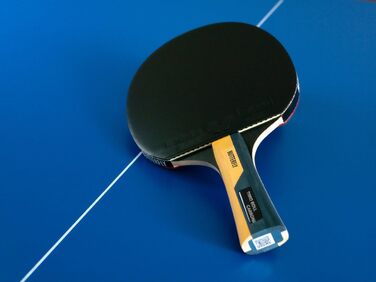 Ракетка для настільного тенісу Butterfly Timo Boll Carbon з сертифікованим покриттям Wakaba (2.0 мм), професійна серія ITTF