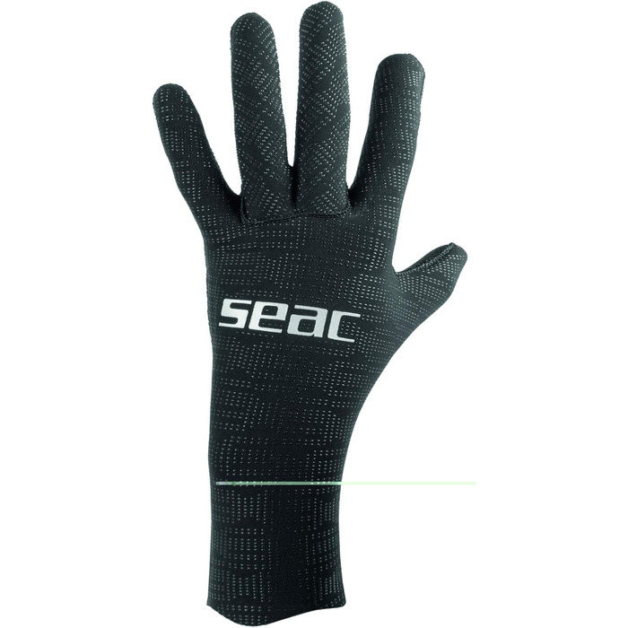 Рукавички для дайвінгу та спиннингу SEAC Ultraflex 2-5 мм, чорні, унісекс, протиковзкі, XS-XXL