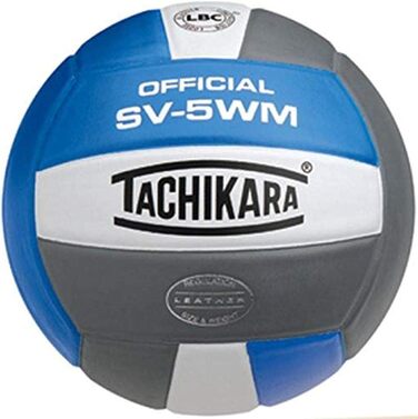 Волейбольний м'яч Tachikara Sensi-Tec® Composite SV-5WSC для волейболу (EA) Коледжний синій/білий/срібний