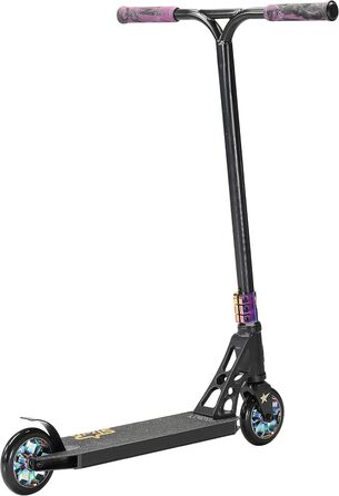 Трюковий самокат STAR SCOOTER Pro Sport 120мм для дітей від 7 років і дорослих, алюмінієвий, чорний/хром, напівпрофесійний