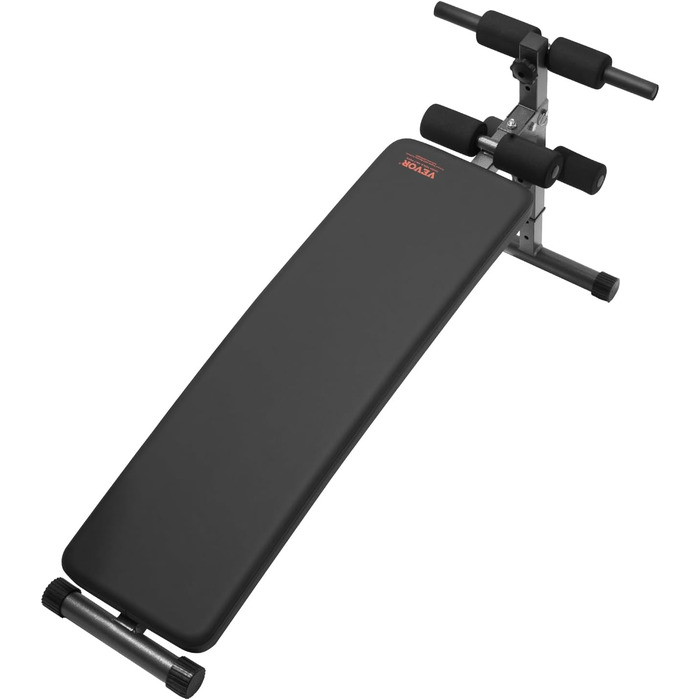 VEVOR лавка для віджимань, Bauchbank з обертовим руків'ям, регульована висота, міцна сталь, вантажопідйомність 500/600/453,6 кг для домашніх тренувань, силові вправи, м'язи всього тіла (лавка для пресу/500lbs)