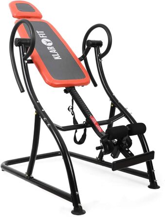 Інверсійний стіл Klarfit Relax Zone Comfort для розтягування хребта, регульований тренажер до 150 кг, для всіх вікових груп, легка збірка