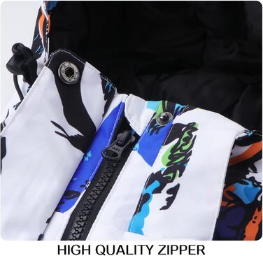 Дитячий зимовий костюм для сноуборду та лиж, водонепроникний, для хлопчиків та дівчаток (блакитний, 10-11 років)