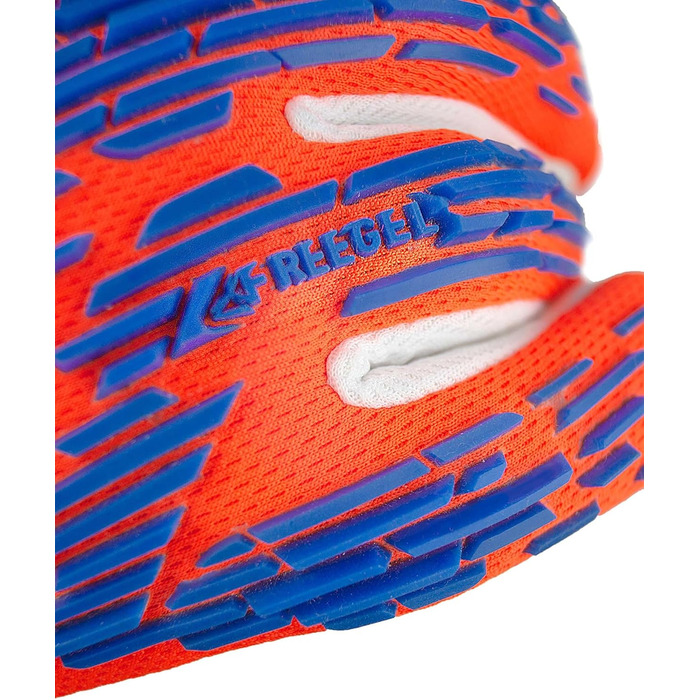 Воротарські рукавички Reusch Attrakt Freegel Silver, унісекс, розмір 8.5, помаранчево-сині