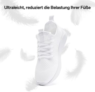 Чоловічі кросівки для спорту, тенісу, ходьби та бігу. Модельні, легкі, дихаючі фітнес-кросівки для залу та джогінгу, розмір 43 EU, білі