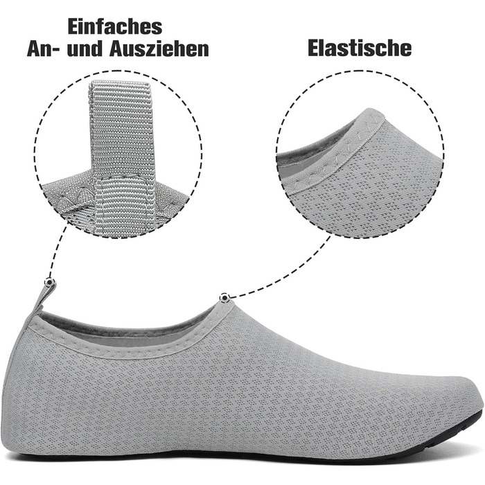 Чоботи для плавання та відпочинку Saguaro: чоловічі та жіночі, неопренові, для дайвінгу, серфінгу, пляжу, EU 36-47, зелені та жовті