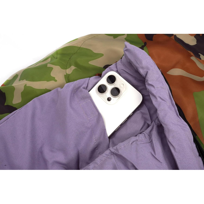 Сплячий мішок Explorer® Ranger -18°C +3°C, 3-4 сезони, зимовий, камуфляж, для дорослих, 230x80x55 см, 1950 г