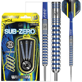 Професійний дартс-набір WINMAU Sub-Zero 24 г, стілтип, вольфрам, з оперенням і стрижнями