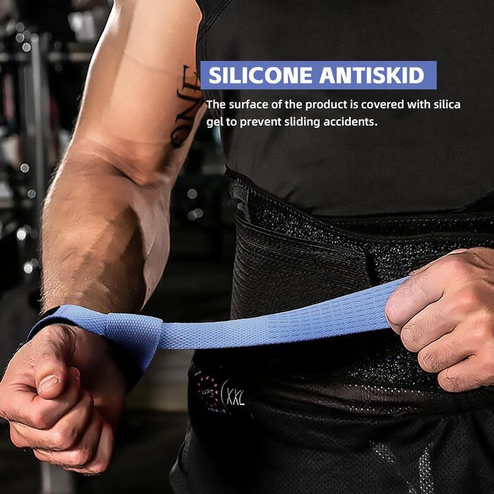 Ремені для підйому штанги Zughilfen для жінок, фітнесу та бодібілдингу, з неопреновою підкладкою для зап'ястя, антиковзаючі, для важкої атлетики, фітнесу, Xfit, силових тренувань, фіолетові
