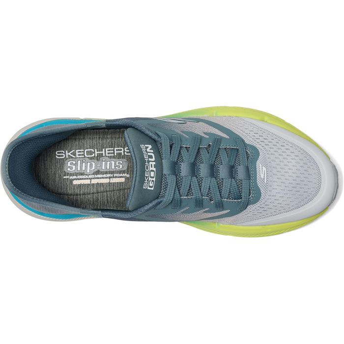Чоловічі сліпони Skechers Max Cushioning Premier 2.0 Ascendant II (43 EU, сірий, багатокольоровий)